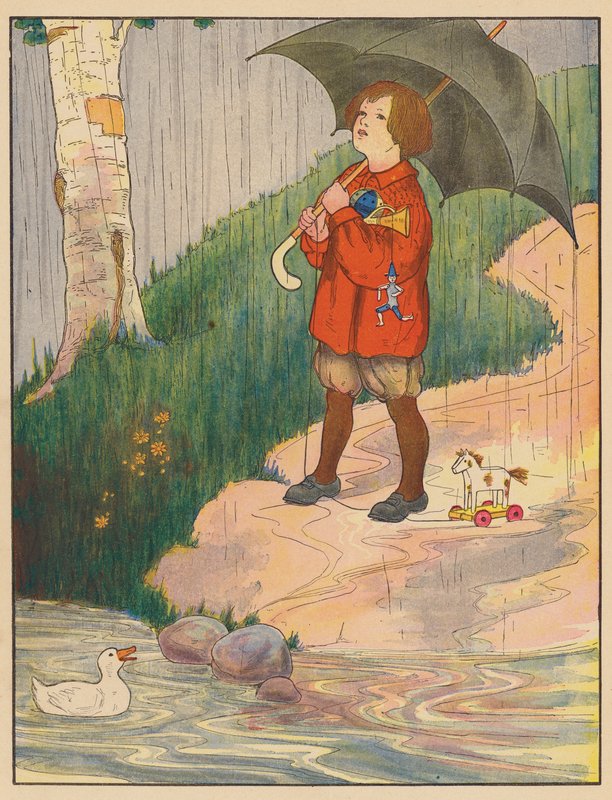 Kinderreim: Regen von Blanche Fisher Wright