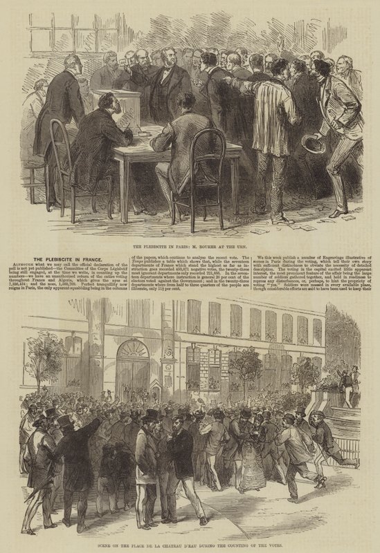 Das Plebiszit in Frankreich von Burn Smeeton