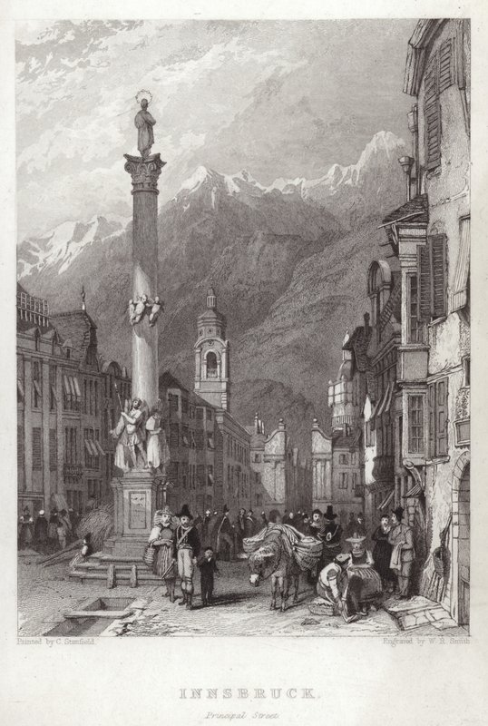 Hauptstraße in Innsbruck von C. Stanfield