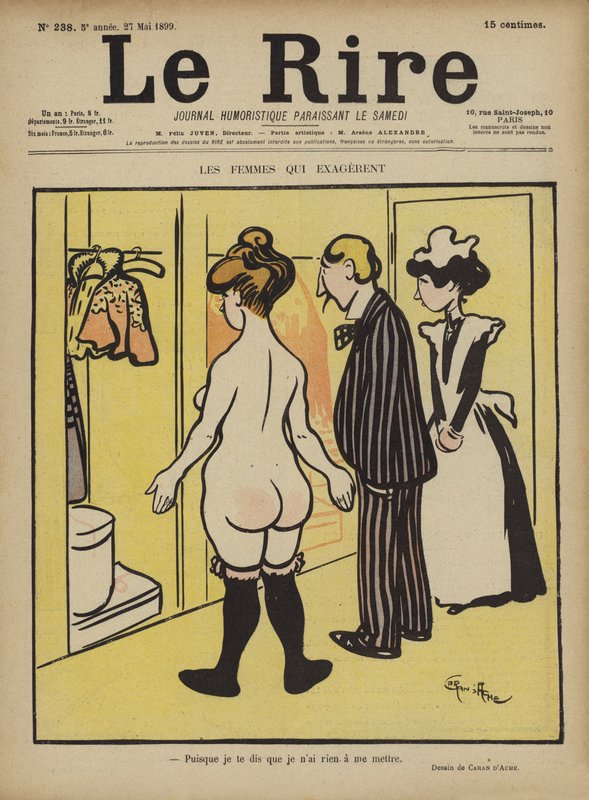 Illustration für Le Rire von Caran d Ache