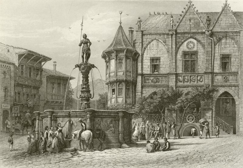 Das Rathaus, Hildesheim von Carl Friedrich Heinrich Werner