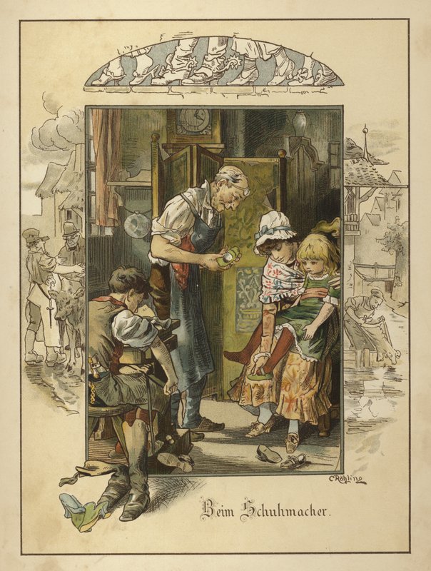 Beim Schuster von Carl Rohling