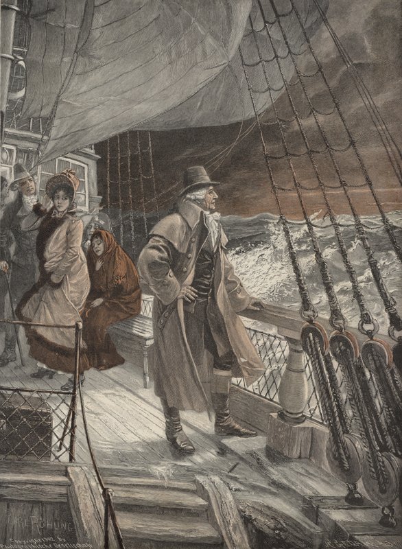 Auf dem Deck eines Schiffes von Carl Rohling