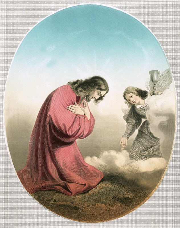 Engel erscheint Christus von Carlo Dolci