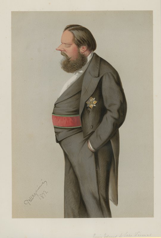 Prinz Edward von Sachsen-Weimar von Carlo Pellegrini
