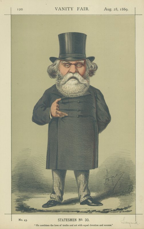 Der ehrenwerte A.H. Layard von Carlo Pellegrini
