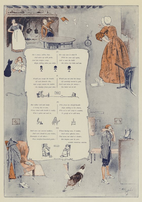 Ein Lied von Bauerntöchter von Cecil Charles Windsor Aldin