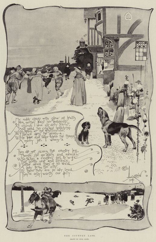 Das Landmädchen von Cecil Charles Windsor Aldin