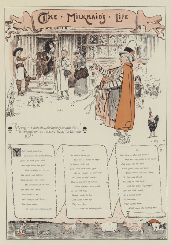 Das Leben der Milchmagd von Cecil Charles Windsor Aldin