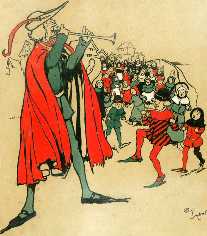 Der Rattenfänger von Hameln von Cecil Charles Windsor Aldin
