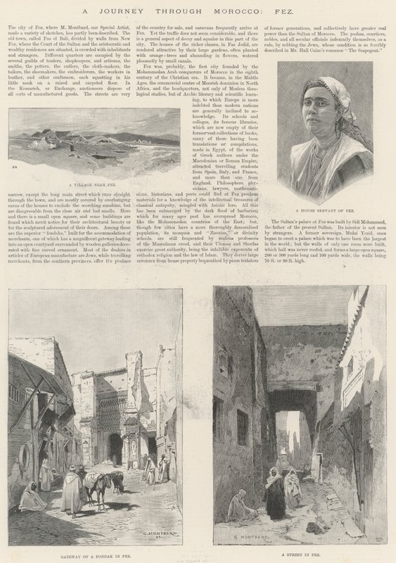 Eine Reise durch Marokko, Fès von Charles Auguste Loye