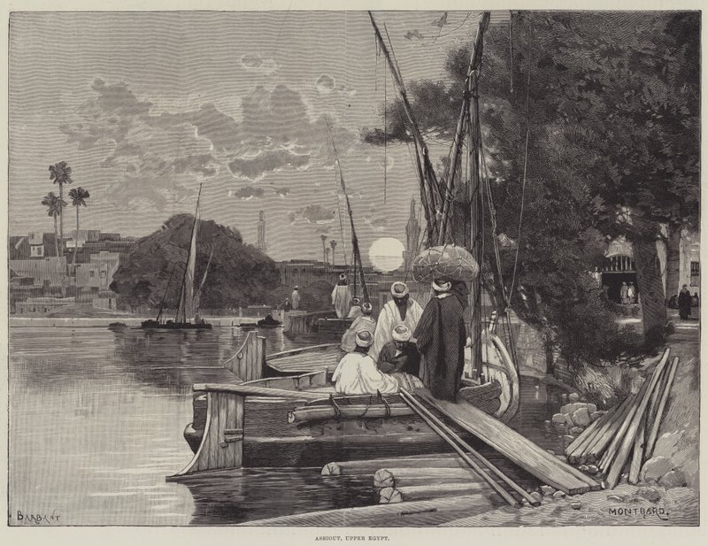 Assiut, Oberägypten von Charles Auguste Loye