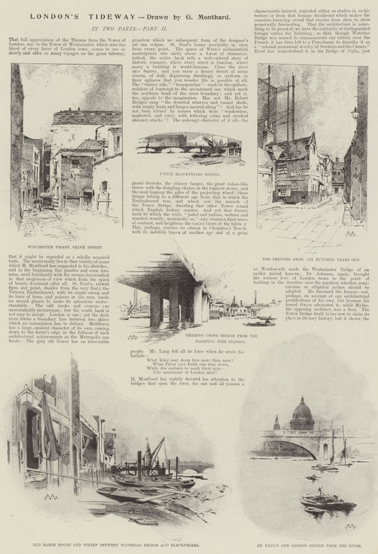 Londons Gezeitenweg von Charles Auguste Loye