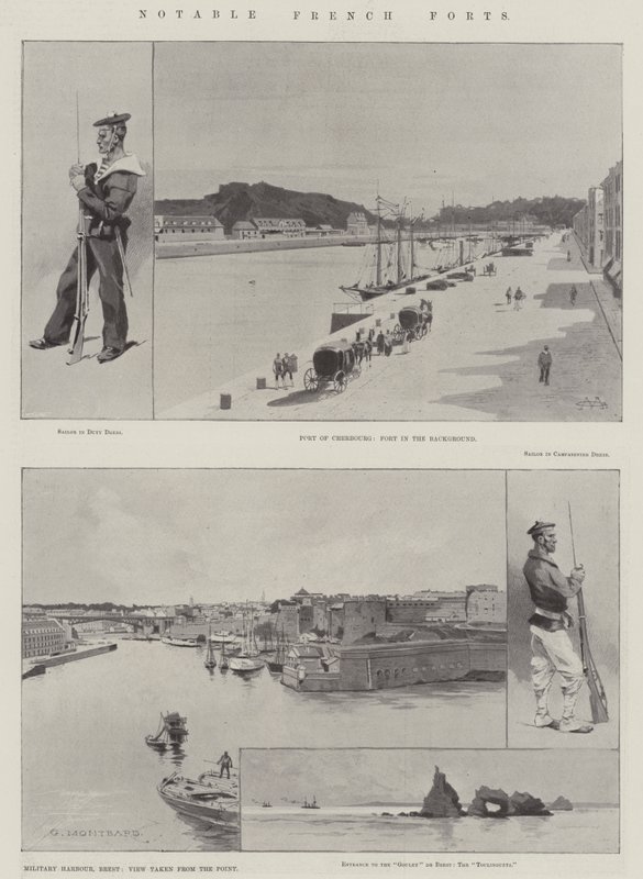 Bemerkenswerte französische Festungen von Charles Auguste Loye