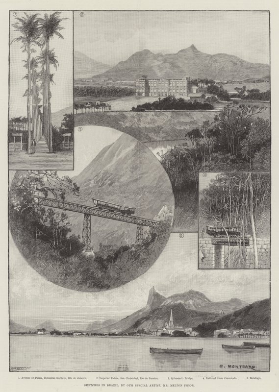 Skizzen aus Brasilien von Charles Auguste Loye