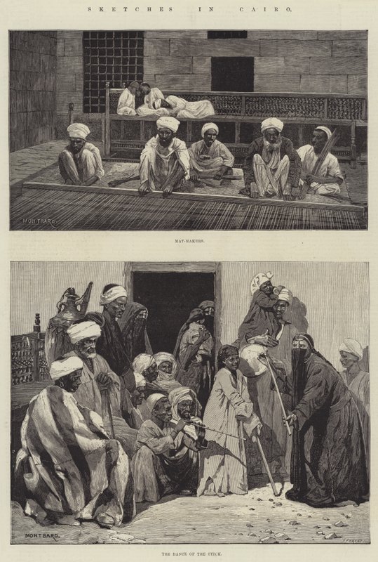 Skizzen in Kairo von Charles Auguste Loye