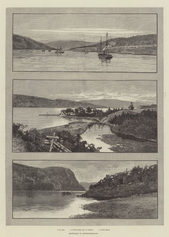 Skizzen in Neufundland von Charles Auguste Loye