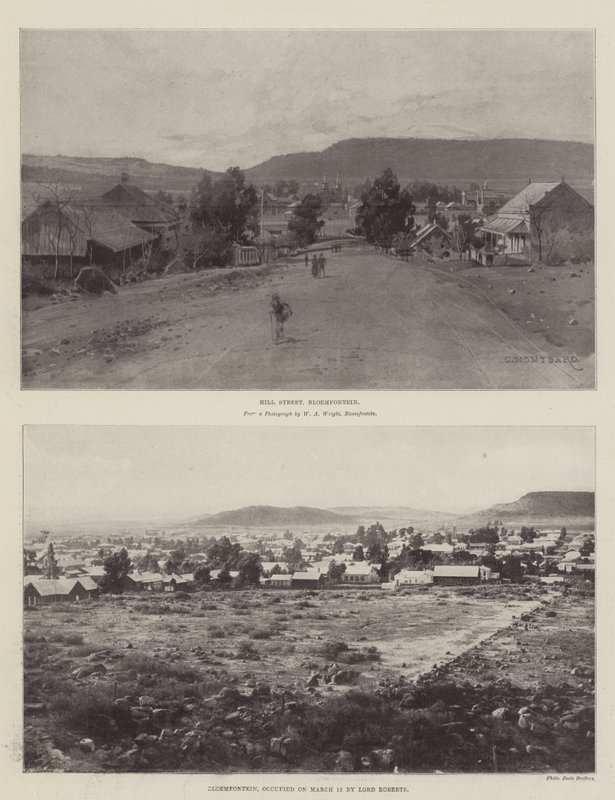 Skizzen von Bloemfontein von Charles Auguste Loye