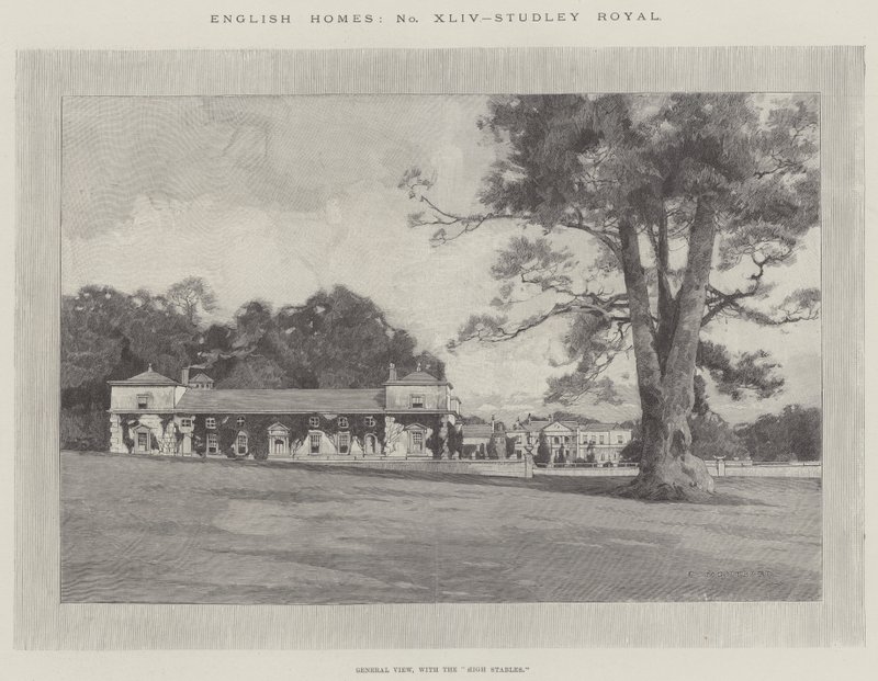 Studley Royal von Charles Auguste Loye