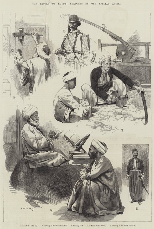 Das Volk von Ägypten von Charles Auguste Loye