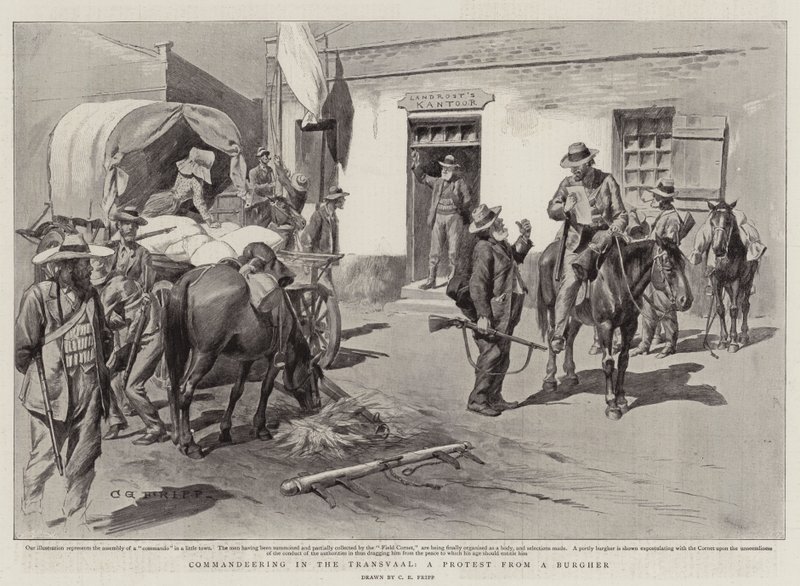 Beschlagnahmung im Transvaal, ein Protest eines Bürgers von Charles Edwin Fripp