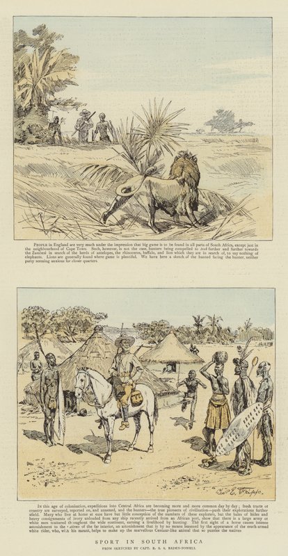 Sport in Südafrika von Charles Edwin Fripp