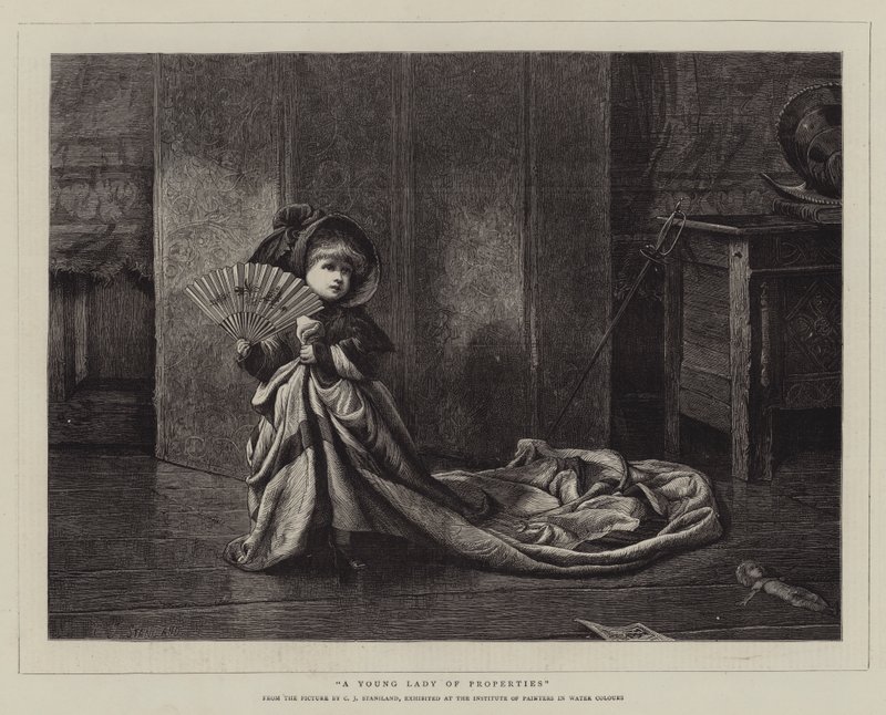 Eine junge Dame der Eigenschaften von Charles J. Staniland