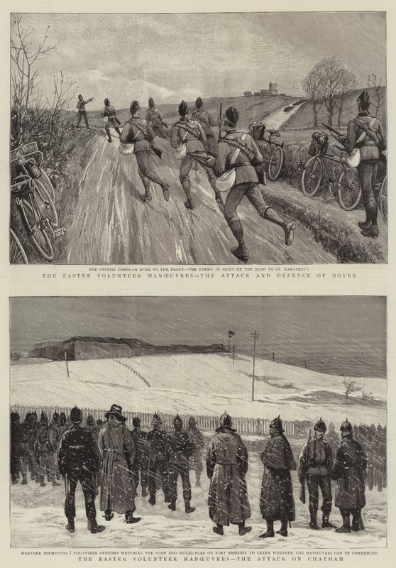 Die Oster-Freiwilligenmanöver von Charles J. Staniland