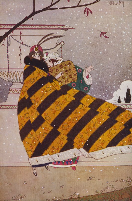 Art Deco Modeplatte von Charles Martin