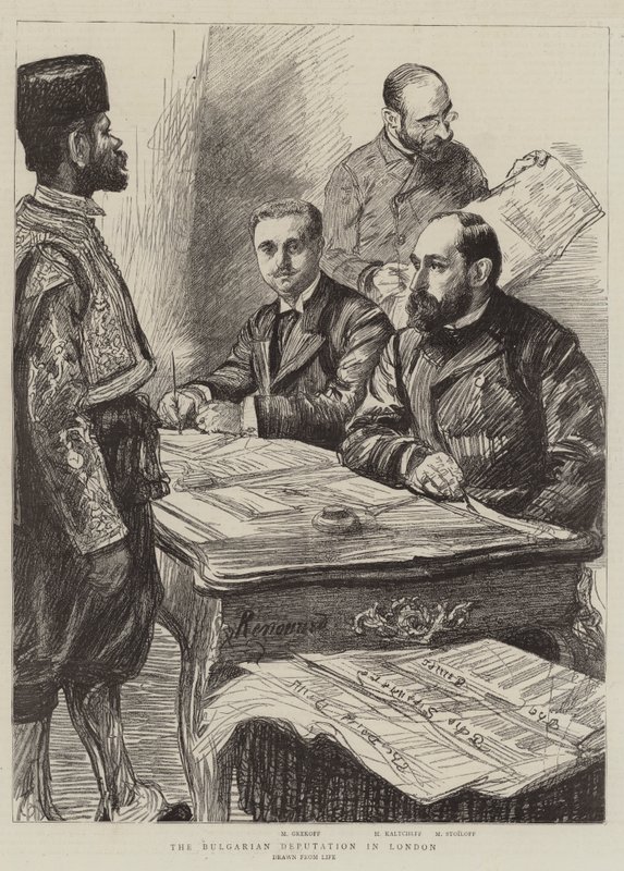 Die bulgarische Deputation in London von Charles Paul Renouard