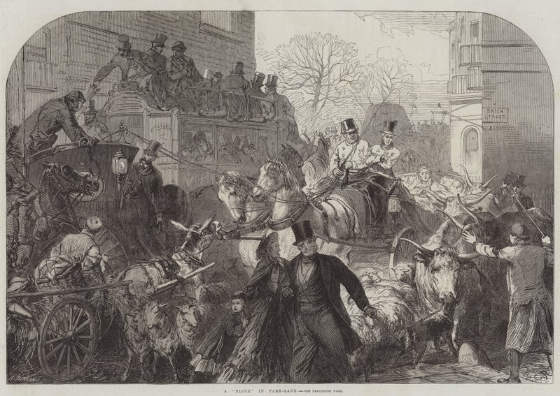 Ein Block in der Park Lane von Sir John Charles Robinson