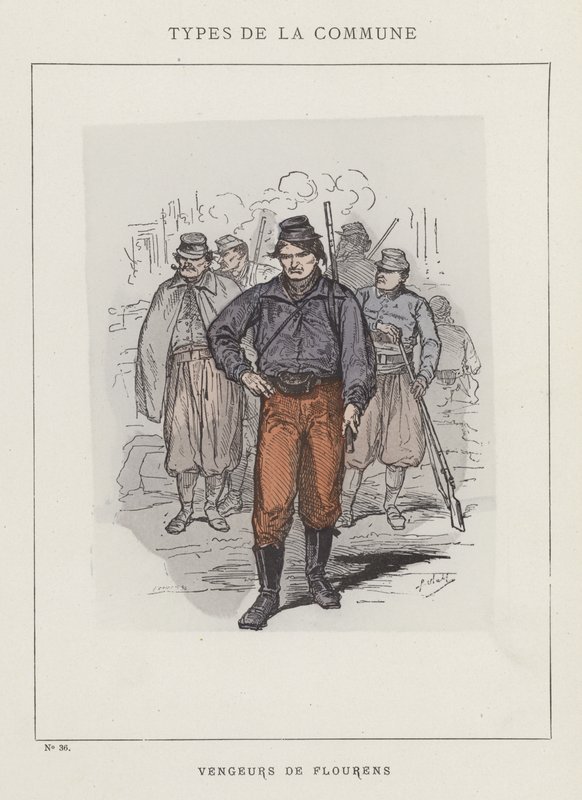 Vengeurs de Flourens von Charles Albert d Arnoux Bertall