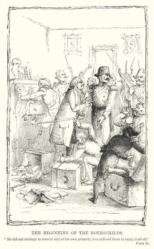 Der Anfang der Rothschilds von Charles Altamont Doyle