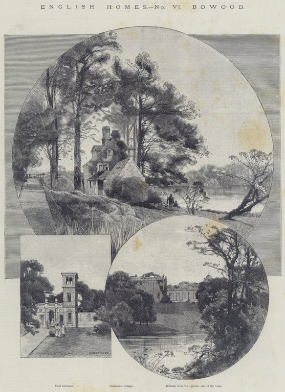 Englische Häuser, Bowood von Charles Auguste Loye