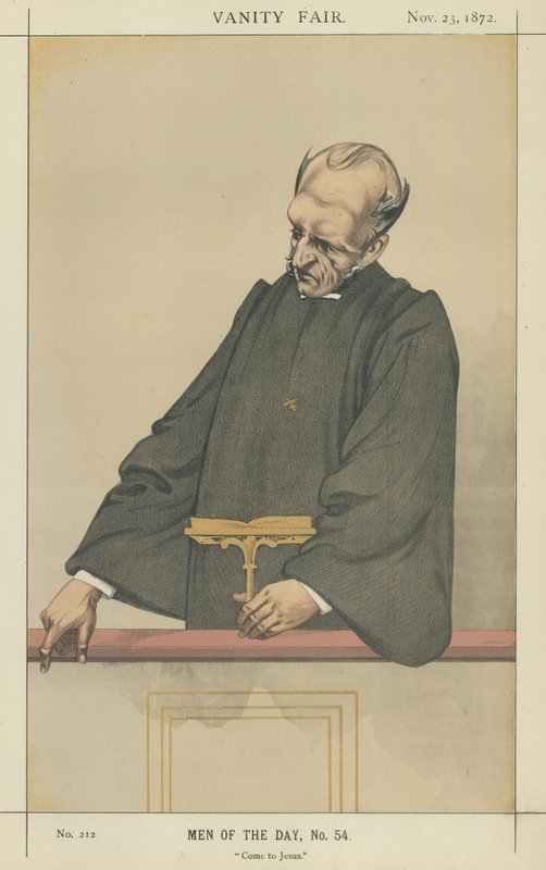 Der Reverend Newman Hall von Charles Auguste Loye