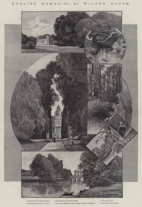 Wilton House von Charles Auguste Loye