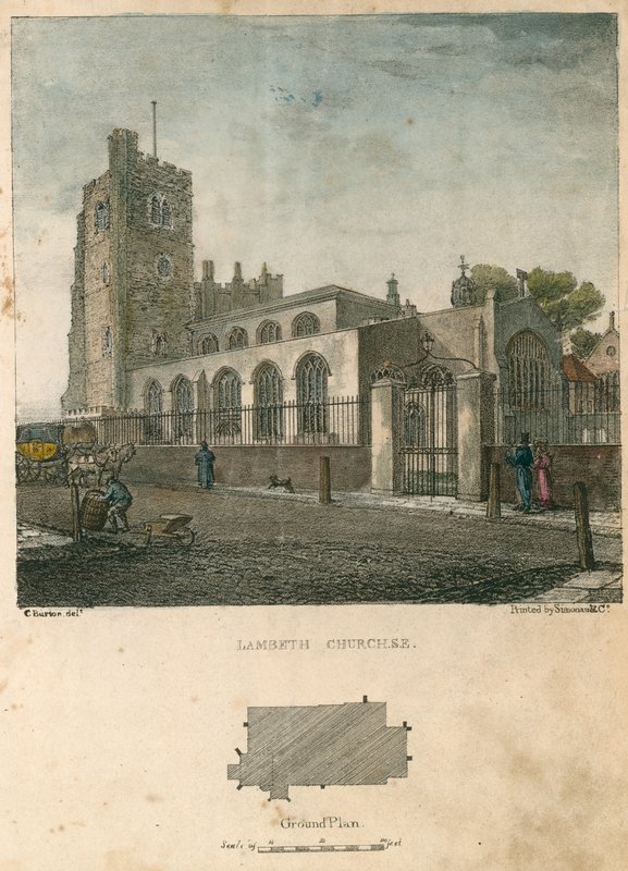 Lambeth Kirche von Charles Burton
