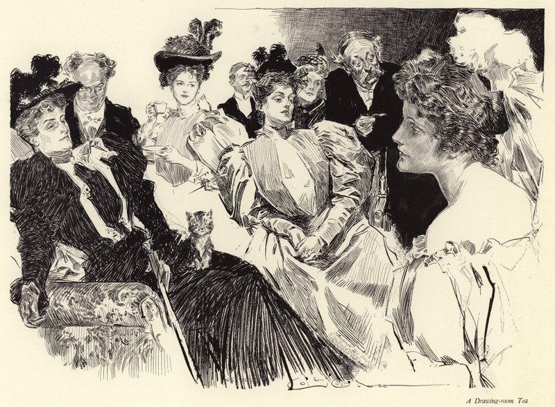 Ein Salon-Tee von Charles Dana Gibson