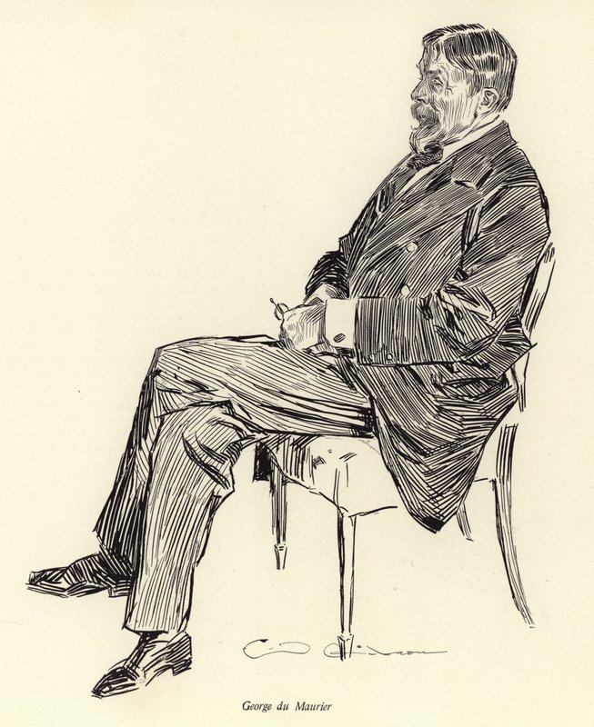 George Du Maurier, Porträt von Charles Dana Gibson