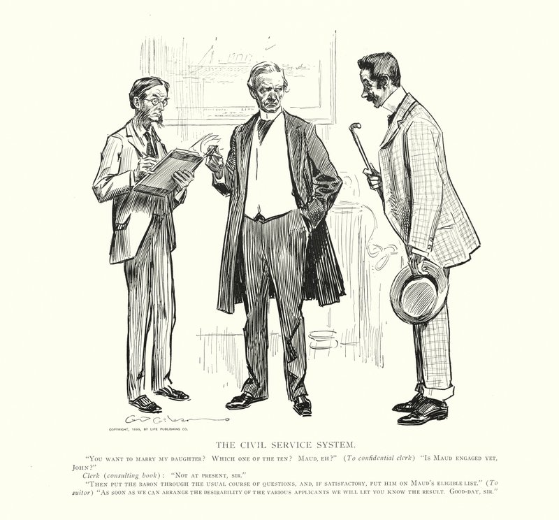 Das Beamtensystem von Charles Dana Gibson