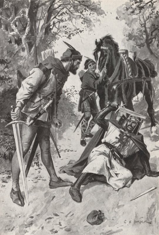 Robin Hood von Charles Edmund (after) Brock