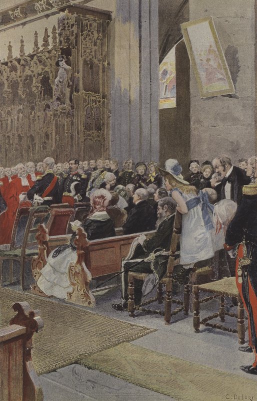 Das Federbusch von Charles Edouard Delort