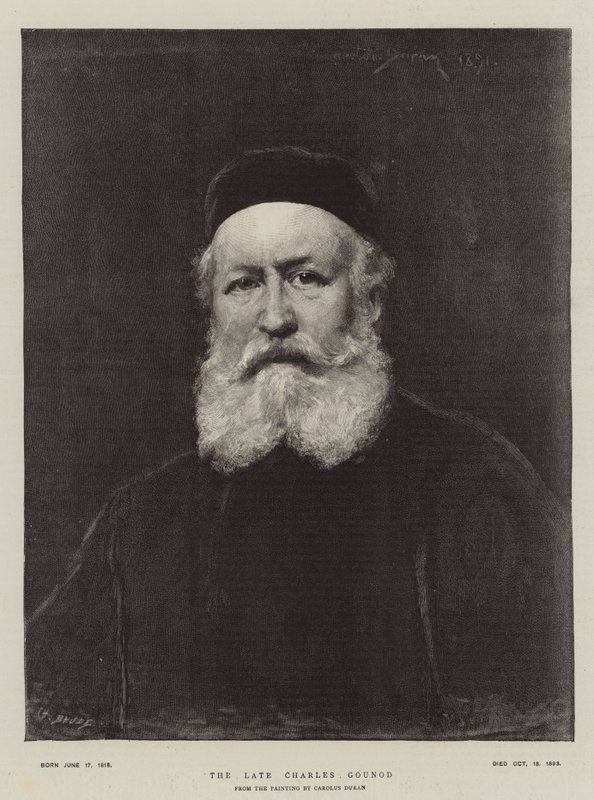 Der verstorbene Charles Gounod von Charles Emile Auguste Carolus Duran