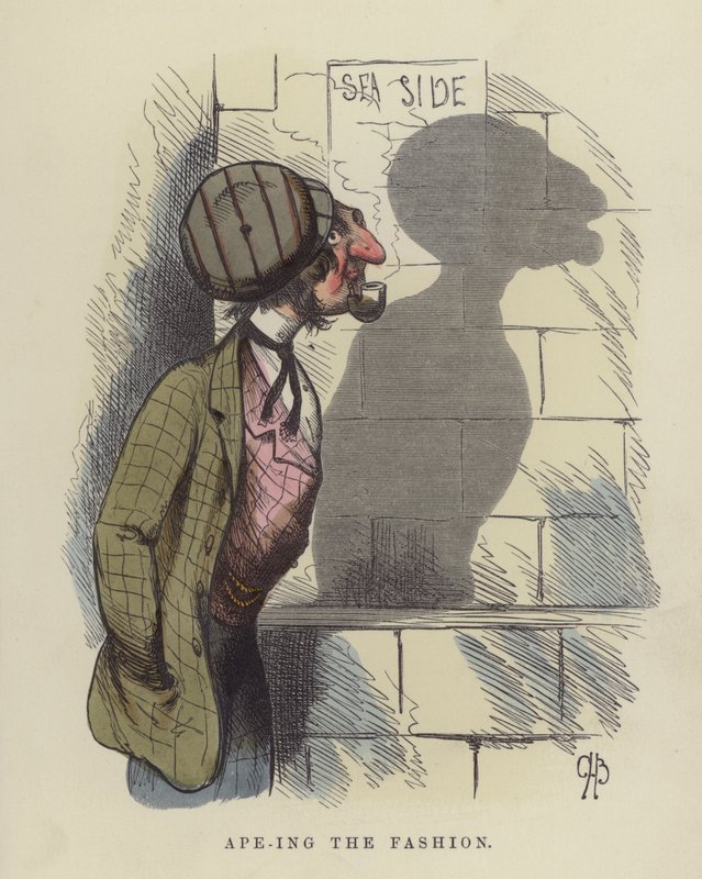 Mode nachäffen von Charles Henry Bennett