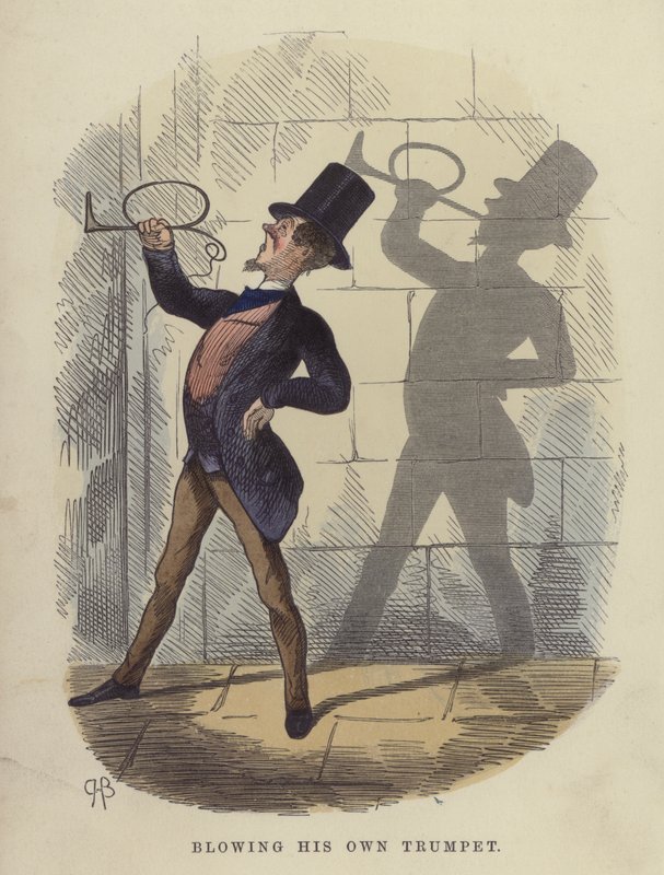 Seinen eigenen Trompete blasen von Charles Henry Bennett
