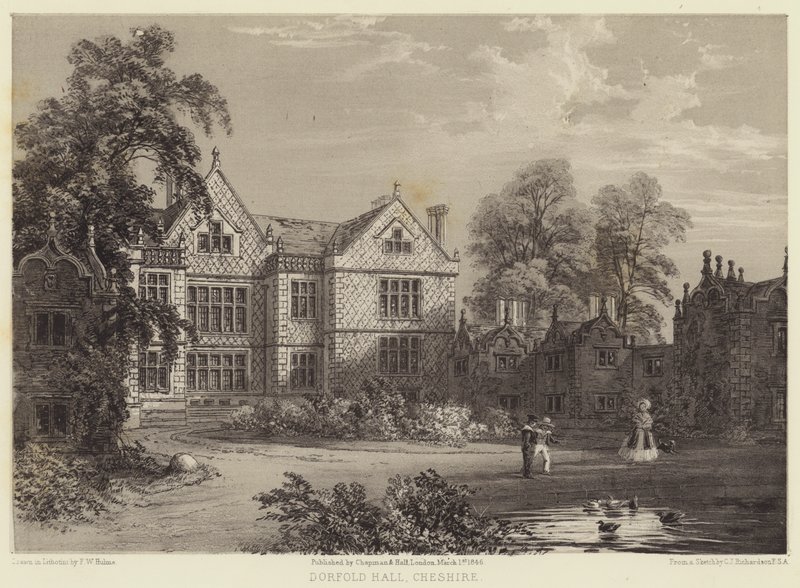 Dorfold Hall, Cheshire von Charles James Richardson