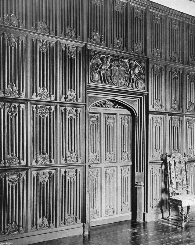 Vertäfelung in der Langen Galerie von Charles Latham
