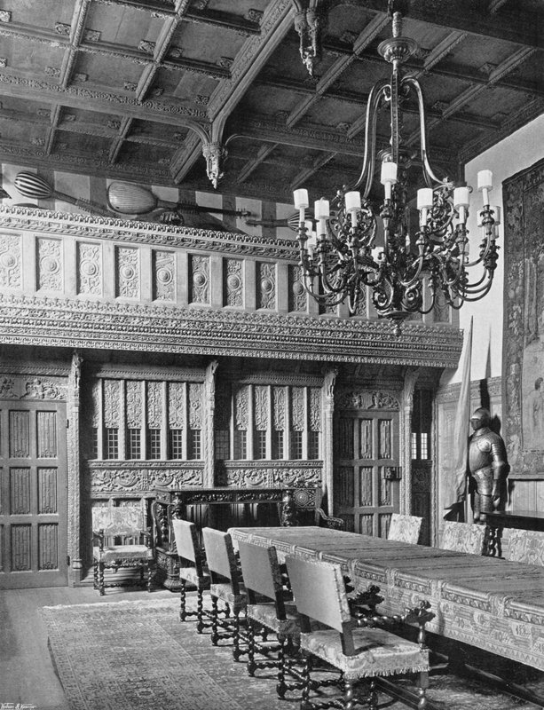 Der Schirm im Bankettsaal von Charles Latham