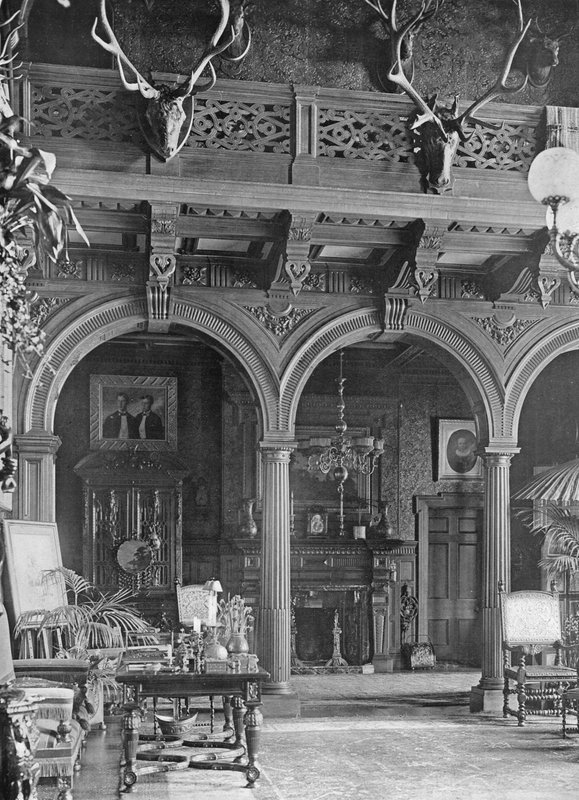 Der Paravent im Salon von Charles Latham