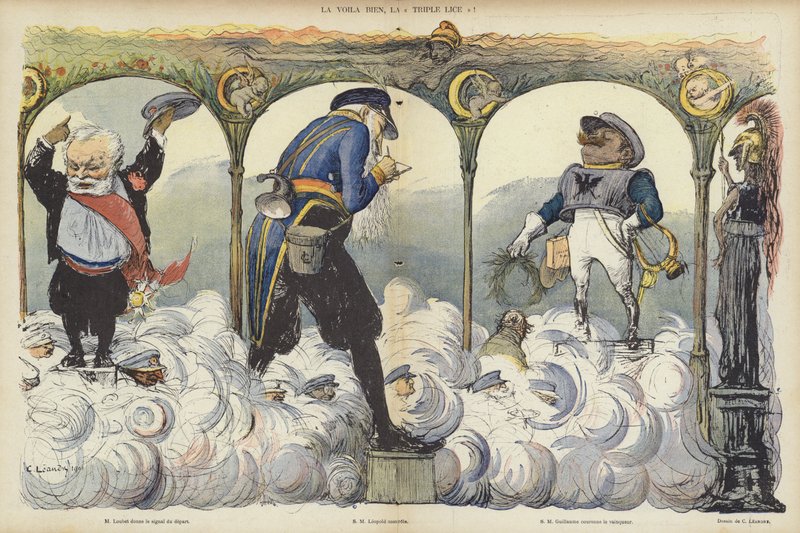 Illustration für Le Rire von Charles Leandre